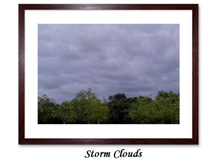 Storm Clouds Framed Print